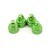 Bouchons d'amortisseur ALU VERT - Rustler,Stampede,Bandit VXL, SLASH
