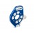 Plaque support moteur Option en aluminium 6061-T6 Bleue