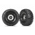 Roues montées collées - Jantes Method 105 2,2 chromées noire (2) pour TRX-4