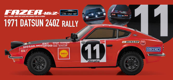 Kyosho Fazer Rally FZ02-R Datsun 240Z 1971 1:10 Readyset
