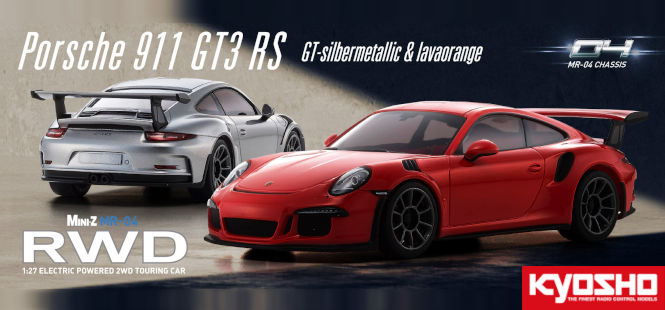 Kyosho Mini-Z MR-04 RWD Porsche 911 GT3 RS
